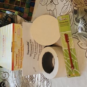 Microwave Kiln with glass cutter and instructions